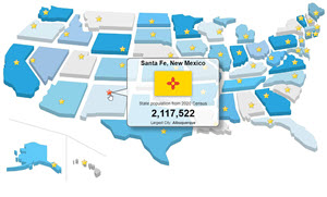 United States Population Map Image