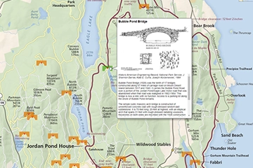 Interactive Acadia National Park visitor map
